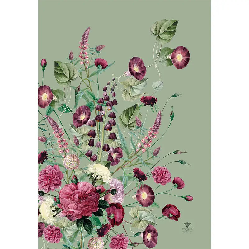 Кухненска  кърпа Blossom Garden от 100% органичен памук 70x48см